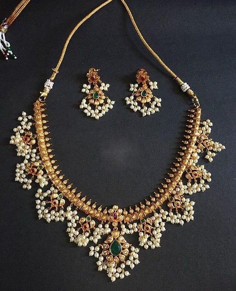 Indian gold necklace designs