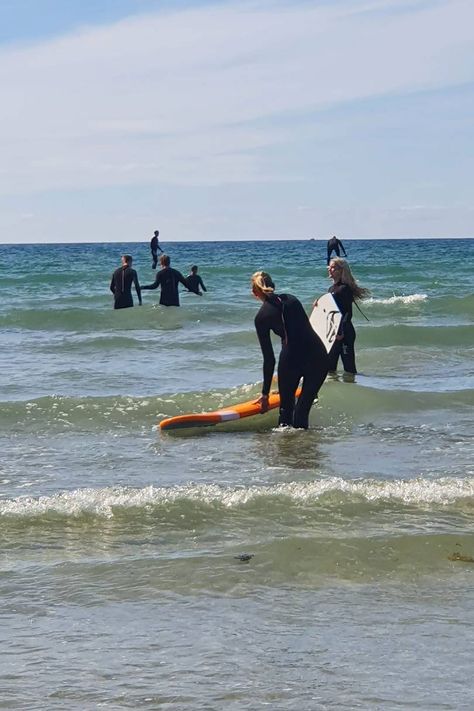 Surfing In Cornwall, Beach Cornwall, Cornwall Surf Aesthetic, Cornwall Aesthetic Surfing, Cornwall Beach Aesthetic, Newquay Cornwall Aesthetic, Polzeath Cornwall, Cornwall Life, British Beach