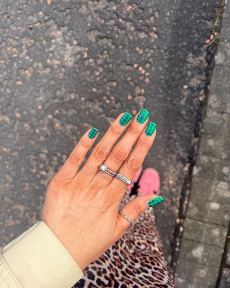 it’s giving ✨ quirky spring nails ✨💅🏼😀💚 @alltimelois giving me all the inspo for this set !!! love the blooming gel effect and hadn’t tried green yet so it was a must !!🥰 #nailinspo #springnails #springnailart #springnails2024 #greennails #greennailart #nailartinspiration #snakeprint #snakeprintnails #crocnails #bloominggel #bloominggelnailart #cnd #biab #biabnails green nail art inspo | croc print nails | snake print nails | blooming gel nail art | spring nails Green Snake Skin Nails, Green Blooming Gel Nails, Gel Nail Art Spring, Green Crocodile Nails, Nails Snake Print, Green Snake Nails, Snake Skin Nails Designs, Alligator Nails, Snake Print Nails