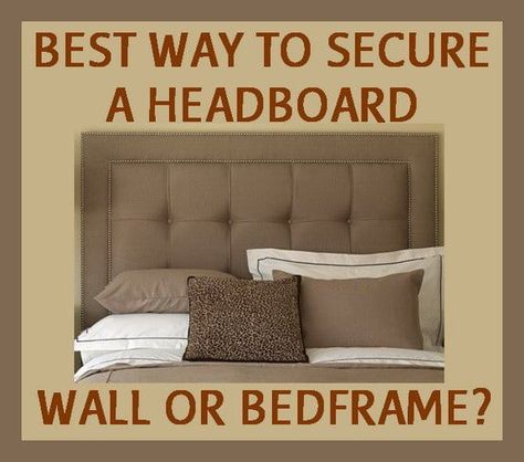 I built a headboard by following your how to make a headboard tutorial. I am wondering what is the BEST way to secure a headboard. To the wall, bed, bed frame or is there another way? The headboard is very heavy and I do not want it falling down on us while sleeping. Should I … … Continue reading → Headboard Attached To The Wall, Attach Headboard To Wall, Plywood Headboard, Build A Headboard, Make A Headboard, Floating Headboard, Creative Headboard, Headboard Tutorial, Wall Mounted Headboards