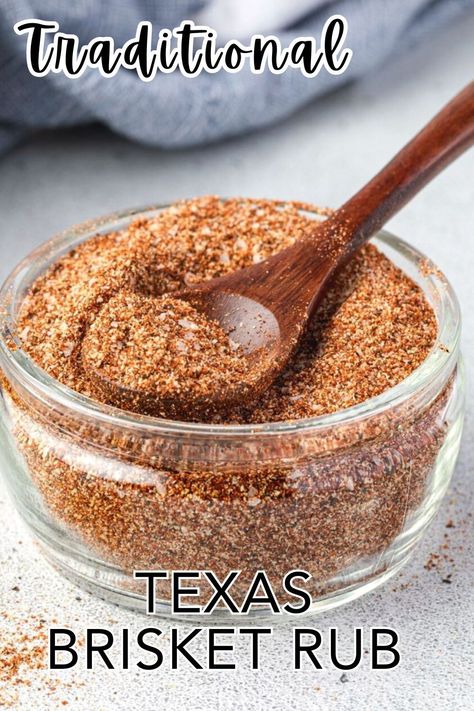 This Traditional Texas Brisket Rub is a flavorful blend of spices designed to accentuate the brisket's natural flavors with smoky, savory, and slightly spicy notes. There is no sugar in this recipe; just a simple combination of spices that will help you achieve an authentic Texas taste. Brisket Dry Rub, Brisket Rub Recipe, Texas Brisket, Brisket Rub, Uncle Jack, Rub Recipes, Dry Rub, Low Fodmap, No Sugar