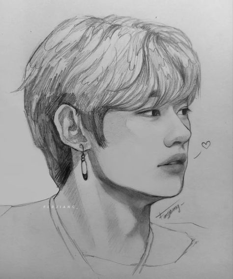 Children Sketch, Kpop Drawings, Dark Art Illustrations, Instagram Happy Birthday, Korean Art, Mini Drawings, Art Drawings Sketches Creative, Pencil Art Drawings, Sketches Easy