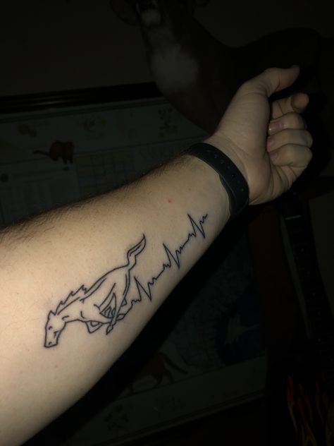 Mustang Horse Tattoo, Small Car Tattoos For Women, Small Mustang Tattoo, Mustang Tattoo For Women, Ford Mustang Tattoo, Wild Mustang Tattoo, Ford Mustang Tattoo Ideas, Mustang Car Tattoo, Mustang Tattoo Ideas