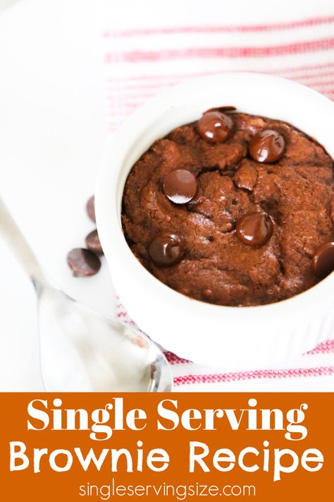 Healthy Brownie In A Mug, Single Serving Brownie, Brownie For One, Single Serve Dessert Recipes, Brownie Mug, Single Serve Brownie, Brownie Fudge, Baking Mix Recipes, Healthy Brownie