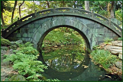 Ancient Bridge, Cottagecore Inspiration, Moon Bridge, Garden Bridges, Rickety Bridge, Exercise Moves, Beautiful Bridges, Old Bridges, Moon Gate