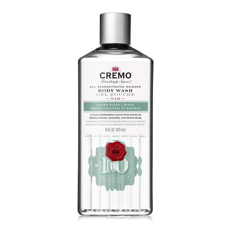 Cremo Body Wash, Silver Water & Birch, All Season Formula, 16 oz : Amazon.ca: Beauty & Personal Care Silver Water, Care Hair, Smells Amazing, Shower Gel, Body Wash, Beauty Tools, Scents, Beauty And Personal Care, Hair Care