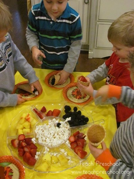 Thanksgiving Day Feast | The children did a wonderful job setting the tables, cooking food, and ... Thanksgiving Feast For Preschoolers, Thanksgiving Treats Preschool, Fruit Cornucopia For Kids, Prek Thanksgiving Feast, Preschool Thanksgiving Feast Food Ideas, Friendsgiving Preschool Ideas, Thanksgiving Preschool Party, Thanksgiving Feast Preschool, Preschool Thanksgiving Party