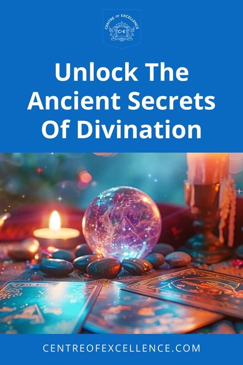 Unlock your intuition with a Diploma in Divination. Learn ancient techniques to foresee the future and gain deeper insights.  This divination online course is perfect for individuals passionate about spiritual practices and those in professions such as life coaching, counselling, or holistic therapy. It also suits tarot readers, astrologers, and spiritual advisors.  Use PINTEREST29 to get our online courses for just £29.  #spirituality #divination #healing #spiritualhealing Holistic Therapy, Centre Of Excellence, Spiritual Advisor, Spiritual Business, Diploma Courses, Holistic Therapies, Spiritual Coach, Psychic Development, Center Of Excellence