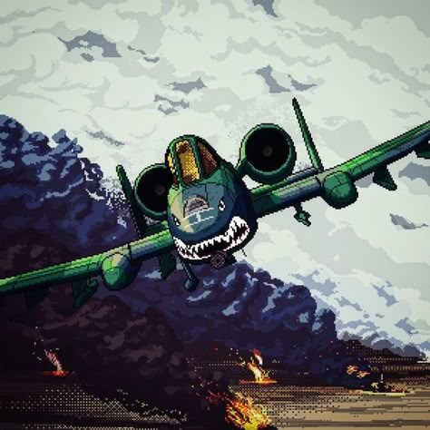 Fighter Planes Art, A10 Warthog, Turbofan Engine, Aerospace Design, A 10 Warthog, Close Air Support, Andermatt, Military Wallpaper, Airplane Fighter