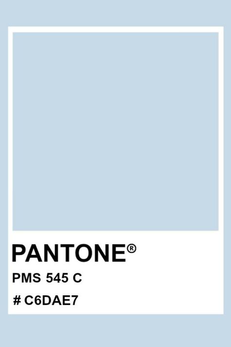 CMYK : 14%, 6%, 0%, 9% RGB : 198, 218, 231 Pantone Azul, Pantone Matching System, Pantone Swatches, Pantone Palette, Pantone Colour Palettes, Paint Swatches, Color Chip, Color Palette Design, Aesthetic Colors