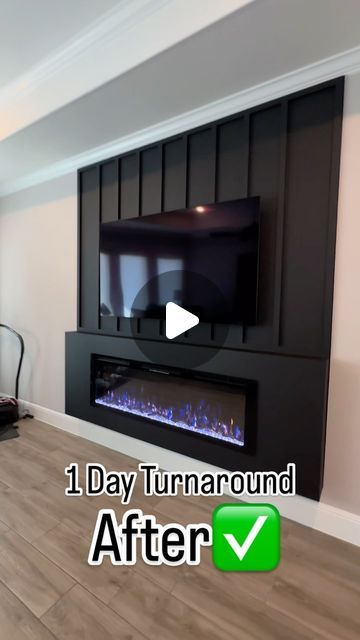 Handymanfelipe LLC on Instagram: "Master Bedroom Fireplace 🔥🔥🔥🔥 #fireplace #fireplaces #houston #accentwall #accentwalls #accentwallideas #fireplaceideas #missouricity #missouricitytx" Fireplace In Small Bedroom, Hanging Tv In Bedroom, Simple Media Wall, Wall Mount Fireplace Ideas, Electric Fireplace Wall Ideas With Tv, Gas Fireplace Ideas With Tv Above, Wall Fireplace Ideas, Bedroom Electric Fireplace, Tv Above Fireplace Ideas