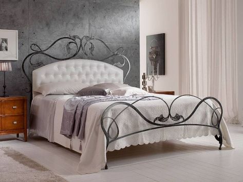 Fantastically Hot Wrought Iron Bedroom Furniture Rod Iron Beds, Cast Iron Bed Frame, White Iron Beds, Bed Frame Hardware, Wrought Iron Headboard, Wrought Iron Bed Frames, Iron Headboard, Wrought Iron Beds, Wrought Iron Bed