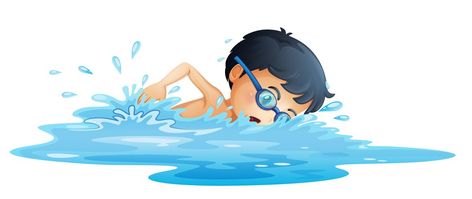 Swimming Cartoon, Sports Drawings, Clip Art Free, Clip Art Borders, Drawing Images, Vector Drawing, Art And Illustration, Girls Illustration, Free Vector Graphics