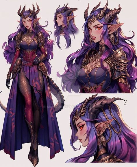 Tiefling Female, Dnd Tiefling, Half Dragon, D D Character Ideas, Dungeons And Dragons Classes, Female Dragon, Dnd Art, Arte Sketchbook, Character Design Male