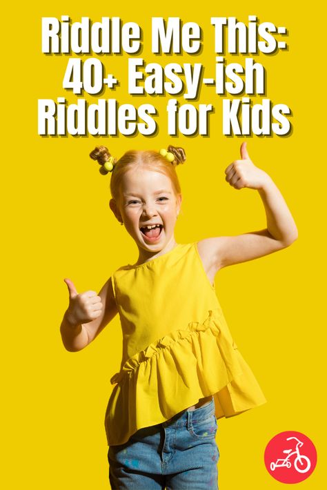 Riddle Me This: 49 Easy-ish Riddles for Kids - Tinybeans Riddles For Kids With Answers, Easy Riddles, Riddle Games, Riddles For Kids, Hard Riddles, Funny Riddles, Hilarious Jokes, English Dictionaries, Jokes For Kids