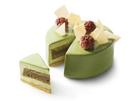 Matcha Entremet, Entremet Recipe, Matcha Mousse, Chocolate Cake Toppers, Matcha Green Tea Recipes, Matcha Cheesecake, Matcha Cake, Matcha Tea Powder, Tea Cakes Recipes