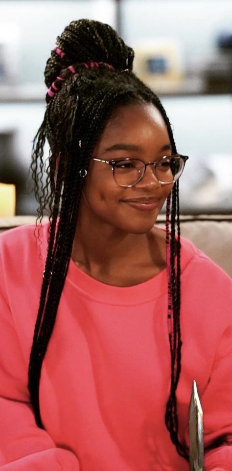 Marsai Martin Braids, Marsai Martin Hairstyles, Skai Jackson Hairstyles, Actor Dr, Marsai Martin, Skai Jackson, Thee Stallion, Jordan Logo, Pookie Wookie