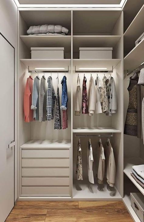 Clothes Cabinet, Organized Closet, Armoire Dressing, Walk In Closet Design, Closet Design Layout, Closet Renovation, Wardrobe Designs, Closet Layout, Wardrobe Room