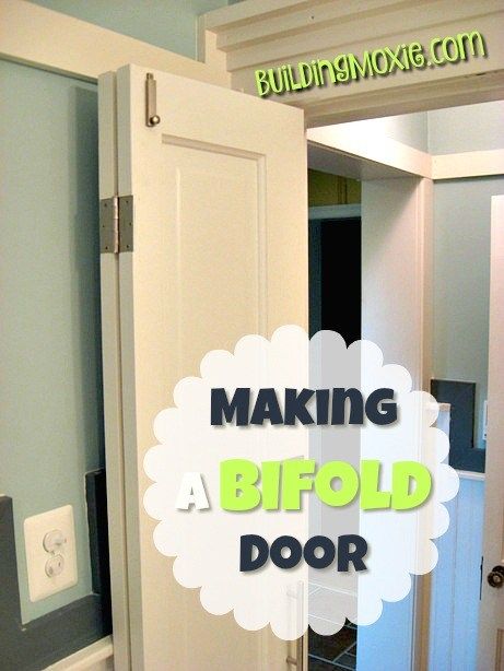 Bifold Bathroom Door With Lock, Diy Bifold Closet Doors How To Make, Folding Interior Doors, Diy Bi Fold Doors, Bifold Door Bathroom, Bifold Doors Bathroom, Bifold Bathroom Door Ideas, Bifold Bathroom Door, Folding Bathroom Door