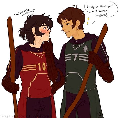 Voltron Au, Harry Potter Au, Keith And Lance, Magic Flower, Lance X Keith, Klance Fanart, Keith X Lance, Klance Comics, Voltron Funny