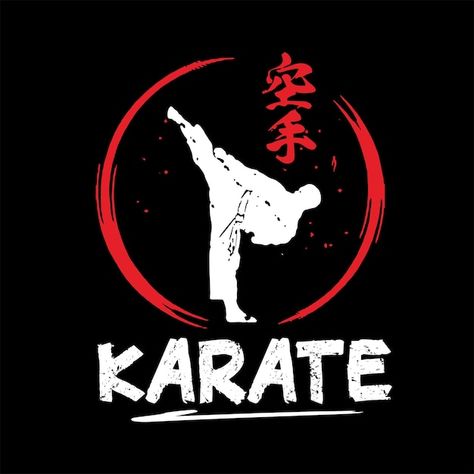 Karate Illustration, Karate Logo, Positive Person, Love Your Work, Design For T Shirt, Logo Creator, Professional Logo, Illustration Vector, Karate