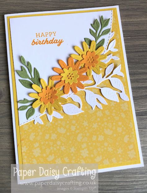 Nigezza Creates with Stampin' Up! & friends - Jill & Gez Go Crafting 24th April 2023 Stampin Up Cards Newest 2024, Stampin Up Around The Bend, Paper Card Design, Dainty Delight, Cheerful Daisies, Cardmaking Tutorials, Around The Bend, Everyday Cards, Yellow Cards