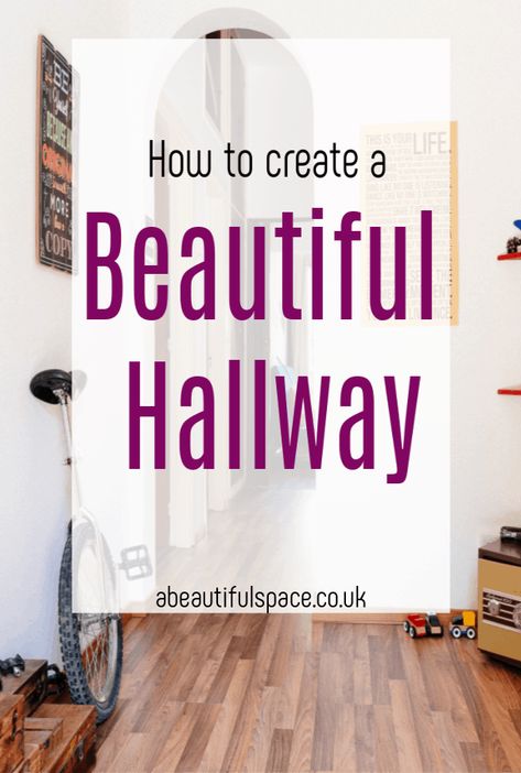 beautiful hallway Doorway Entrance Decor, Make Hallway Look Wider, Decorating A Small Hallway, Make Small Hallway Look Bigger, Large Hallway Ideas Entrance Entry Hall, Wide Hallway, How To Make Small Hallway Look Bigger, 2nd Floor Hallway Ideas, Making Hallways Look Bigger