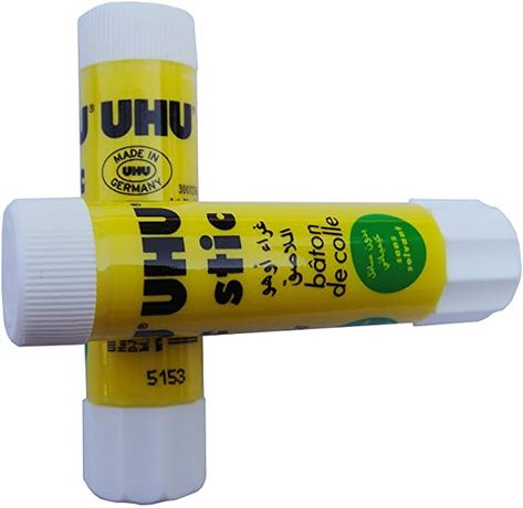 Amazon.com: UHU Stic Permanent Clear Application Glue Stick, 0.29 Oz., White, 2 Sticks Per Pack : Arts, Crafts & Sewing Faith Journal, Wholesale Craft Supplies, Scrapbook Storage, Scrapbook Quotes, Makeup Deals, Glue Stick, Jewelry Making Project, Glue Sticks, Business Icons Design