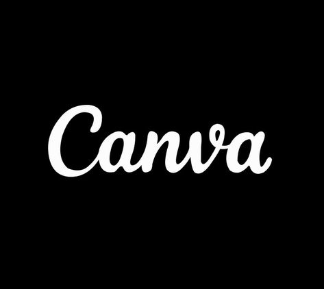 Canva App Icon Sombre Aesthetic, Black Photos Icon, Samsung Icons, Canva Icon, Pad Wallpaper, Tablet Aesthetic, Black Layout, Black Widget, Icon Phone