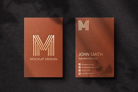 Brown Business Card, Stamped Business Cards, Sweet Cafe, Gold Foil Logo, Window Signs, Cafe Logo, Card Mockup, Elegant Logo, Linen Paper