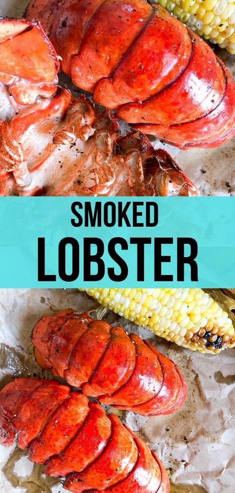 Smoked Lobster Tail, Smoked Lobster Tail Recipe, Smoked Lobster, Grill Lobster Tail Recipe, Smoker Grill Recipes, Pellet Smoker Recipes, Smoker Ideas, Recipe Diaries, On The Smoker