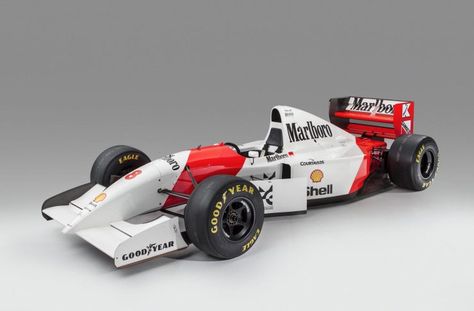 Ayrton Senna's Original 1993 McLaren MP4/8 Formula 1 Car Mclaren Sports Car, To Fast To Furious, Aryton Senna, Alain Prost, Mclaren Mp4, Racing Art, Monaco Grand Prix, Formula Racing, Exterior Details