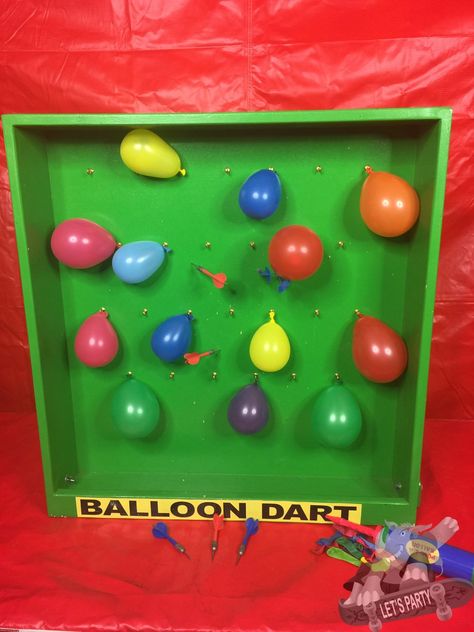 we provide 12 darts, 100 balloons, and a pump to blow up the balloons, then the contestants toss there dart at the inflated balloons attached to the board. You can make this game hard or easy depending on the age. This is a must at any classic carnival theme event. Ballon Dart Board Diy, Carnival Theme Event, Balloon Dart Game, Carnival Baby Showers, Darts Game, Instagram Username Ideas, Carnival Theme, Senior Activities, Diy Balloon