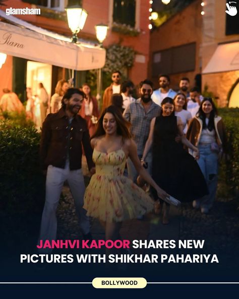 Janhvi Kapoor shares new pictures with Shikhar Pahariya from the recently attended Anant Ambani and Radhika Merchant Pre-wedding Cruise party 🥳 #GlamSham #JanhviKapoor #Images #bollywood Jahnvi Kapoor , Bollywood , Images Anant Ambani And Radhika Merchant, Jahnvi Kapoor, Radhika Merchant, Anant Ambani, Wedding Cruise, Bollywood Images, Cruise Party, Janhvi Kapoor, Cruise Wedding