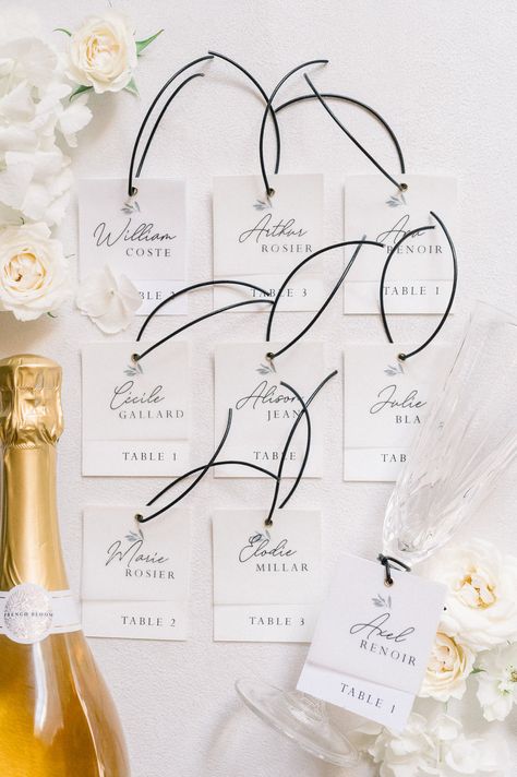 Be inventive with your place cards...⁠
There are plenty options to create your place cards, for this styled shoot we decided to tight them around champagne glasses for the cocktail reception and create a Champagne wall. ⁠
What is your option? �⁠
⁠ Champagne Wall, Cocktail Reception, The South Of France, Champagne Glasses, South Of France, Place Cards, Destination Weddings, Styled Shoot, The South