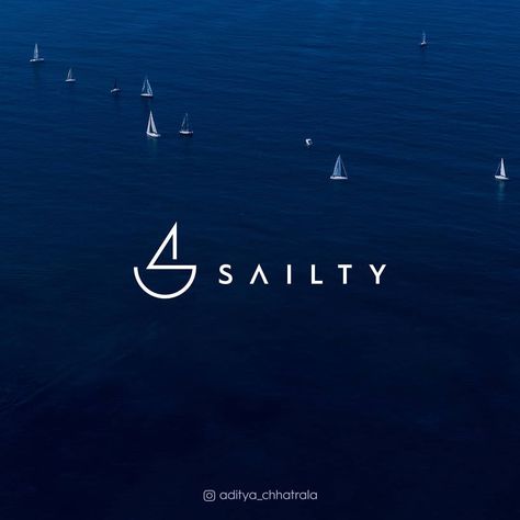 Sea Restaurant Logo, Sailing Logo Design Inspiration, Sailboat Logo Design, Nautical Branding, Shipping Company Logo, Boat Logo Design, Yacht Logo, Lake Logo, Sail Logo