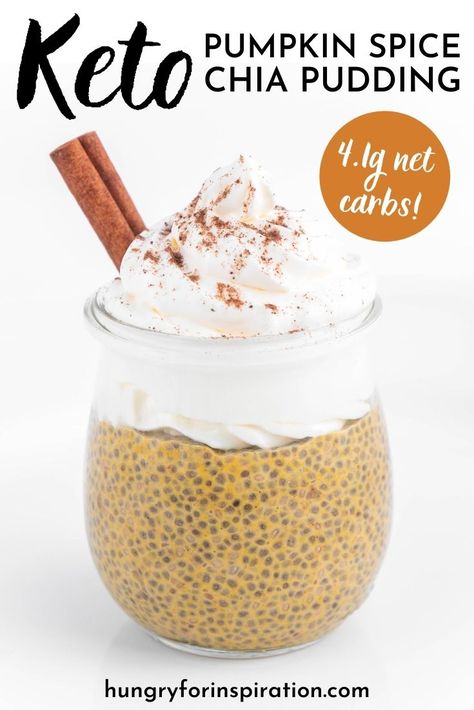 Keto Chia Seed Recipes, Flax Pudding, Pumpkin Chia Pudding, Chia Pudding Recipes Healthy, Keto Pudding, Keto Chia Pudding, Chia Recipe, Desserts Keto, Keto Drinks