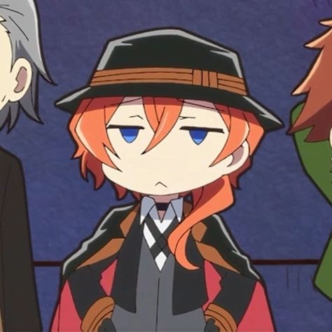 Chibi Chuuya Icon, Chuuya Bsd Wan, Cute Chuuya, Bsd Wan Chuuya, Chuuya Cute, Bungo Stray Dogs Chuuya, Chuuya Wan, Chuuya Chibi, Bungou Stray Dogs Chuya