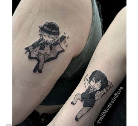 Bsd Tattoo Designs, To The Stray Dogs Tattoo, Chuuya Tattoo Ideas, Bungo Stray Dogs Tattoo Ideas, Chuuya Tattoo, Dazai Tattoo, Bungo Stray Dogs Tattoo, Bsd Tattoo, Dazai Osuma