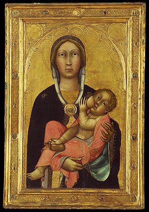 Paolo di Giovanni Fei: Madonna and Child (41.190.13) | Heilbrunn Timeline of Art History | The Metropolitan Museum of Art Religious Iconography, Classical Art Memes, Italian Paintings, European Paintings, The Virgin Mary, Mary And Jesus, Madonna And Child, Religious Icons, European Art