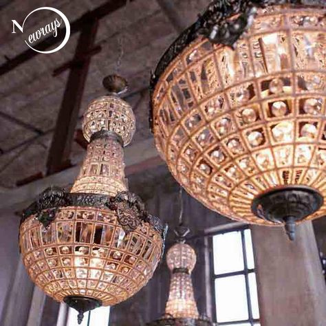 Aliexpress.com : Buy Retro Vintage Charming Royal Empire Style Big Led Crystal Modern Chandelier Lamp Lustres Lights E14 For Hotel Church Living Room from Reliable led crystal chandeliers suppliers on Newrays Official Store Cheap Lamps, Wood Bead Chandelier, Lights For Living Room, Led Crystal Chandelier, Parisian Cafe, Vintage Pendant Lighting, Suspension Vintage, Pendant Ceiling Lamp, Beaded Chandelier