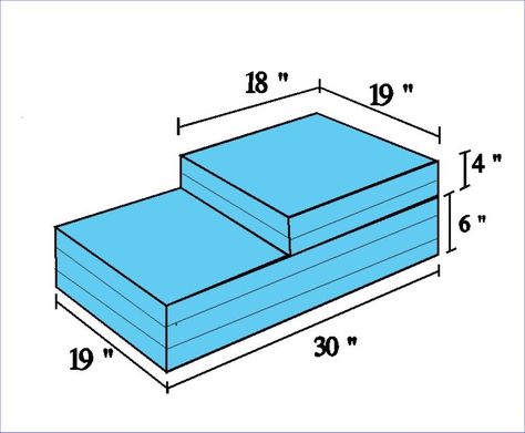 INEXPENSIVE DOG STEP ( DOG STEPS ) FOR AGING DOGS (Cheap Alternative to Ramp) Dog Steps For Bed, Dog Ramp For Bed, Insulated Dog House, Build A Dog House, Dog Stairs, Pet Stairs, Pet Steps, Dog Ramp, Dog Steps