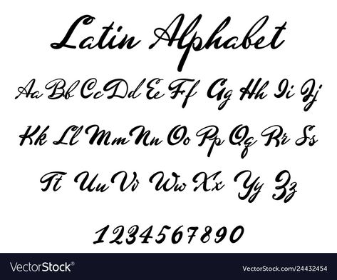 Font Latin, Tato Geisha, Latin Font, Tattoo Writing Fonts, Font Ideas Alphabet, Latin Letters, Latin Tattoo, Best Canva Fonts, Roman Alphabet