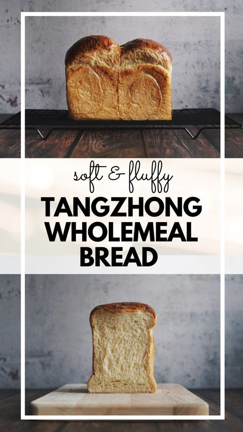 This Tangzhong 25% wholemeal bread recipe is a definite keeper. Not only is it soft and fluffy, but you get a nutty taste to your bread which makes it a great sandwich loaf! Tangzhong Bread Recipes, Tangzhong Bread, Bread Character, Wholemeal Bread Recipe, Sandwhich Bread, Loaf Bread Recipe, Roti Bread, Thermomix Bread, Wholemeal Bread