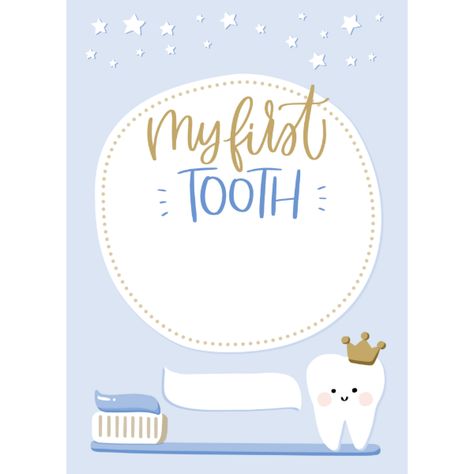 First Tooth Party Invitation Card, 1st Tooth Party Ideas Boy, I Got My First Tooth Banner, First Teeth Party Ideas Tooth, My First Tooth Party, Tooth Fairy Images, Tooth Photo, First Tooth Party, Teeth Party