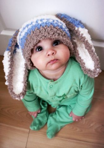 Build a better Easter Basket Baby Bunny Costume, Newborn Boy Hats, Baby Boy Easter, Crochet Baby Hat Patterns, Baby Hat Patterns, Baby Boy Hats, Newborn Baby Hats, Bunny Hat, Haken Baby