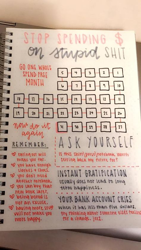 Saving money isn't always easy. In fact, there have been a few times where I've wasted money in my efforts to save money! Don't make these same mistakes! #savemoney #moneytips Saving Money For College, Money Journal Ideas, Budget Book Ideas, Spending Challenge, Minimalist Bullet Journal, Stop Spending, Bullet Journal Spreads, Bullet Journal Tracker, Bullet Journal Ideas