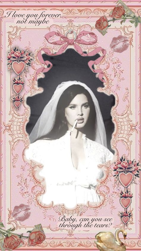 #lanadelrey #coquette #pink #pinkaesthetic #lace #ribbons #dyktatuob #oceanblvd #lanadelreyaesthetic #lanadelreycollage Lana Del Rey, I Love You, Love You, I Love, Pink