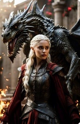 Daenerys Targaryen Wallpaper, Daenerys Targaryen Dragons, Game Of Thrones Pictures, House Of The Dragon Art, Game Of Thrones Daenerys, Armor Dress, Game Of Thrones Dragons, Targaryen Art, Targaryen Aesthetic