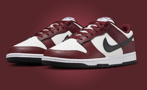 Experience a blend of nostalgia and innovation with the Nike Dunk Low Dark Team Red, set to drop Spring 2024. Find release info and images here. Nike Dunk Low Outfit, Nike Dunk Low Red, Summer List, Red Jordans, Play Ground, Team Red, Red Team, Team Blue, Red Sneakers